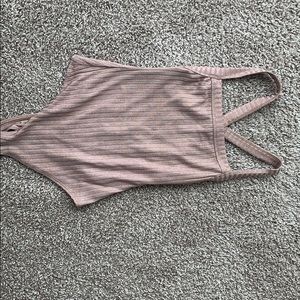 Revolve shimmer body suit